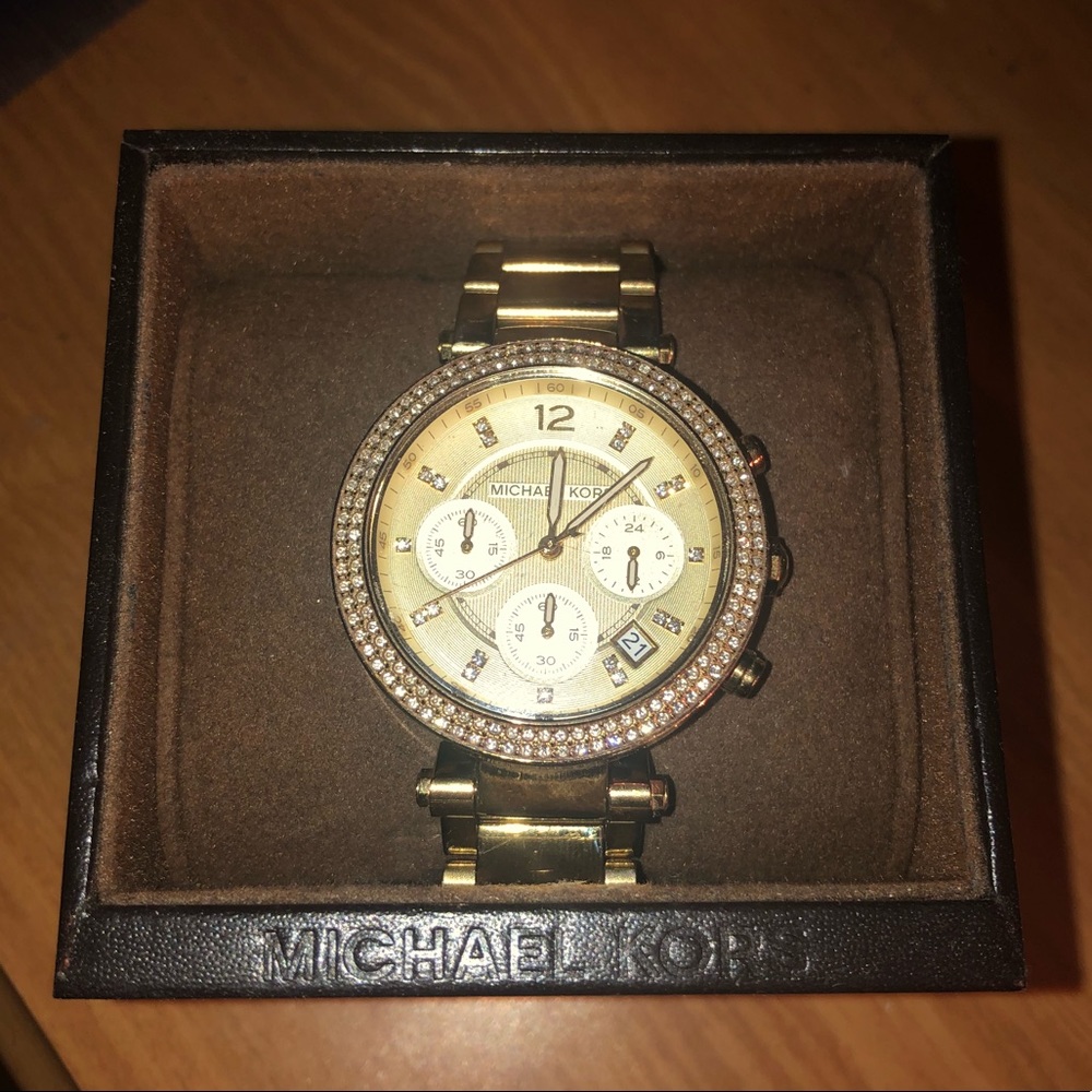 MICHAEL KORS Parker Gold-Tone Watch